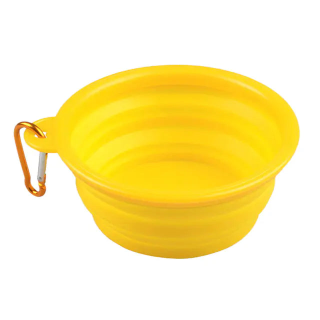 Discover the Colorful Collapsible Pet Bowl – Perfect for Travel