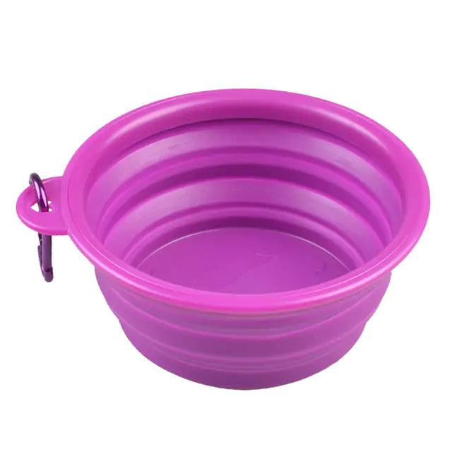 Discover the Colorful Collapsible Pet Bowl – Perfect for Travel