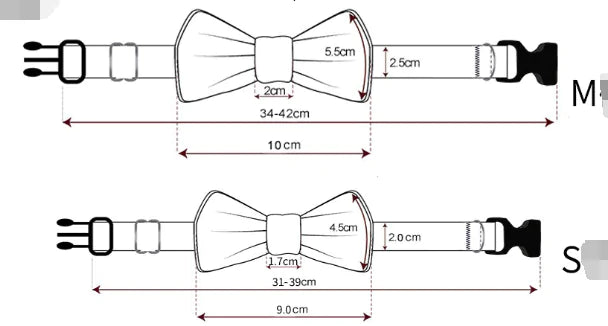 Dress Your Pet in Style with Our Dapper Bow Tie Collars