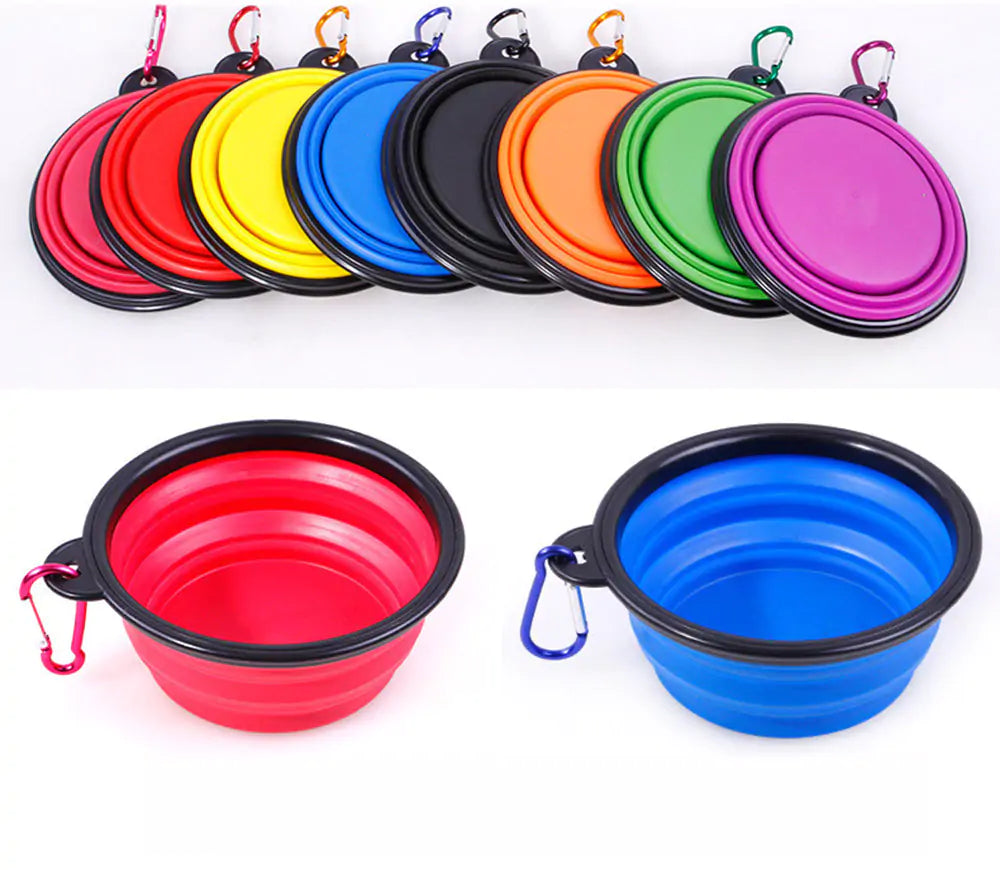 Discover the Colorful Collapsible Pet Bowl – Perfect for Travel